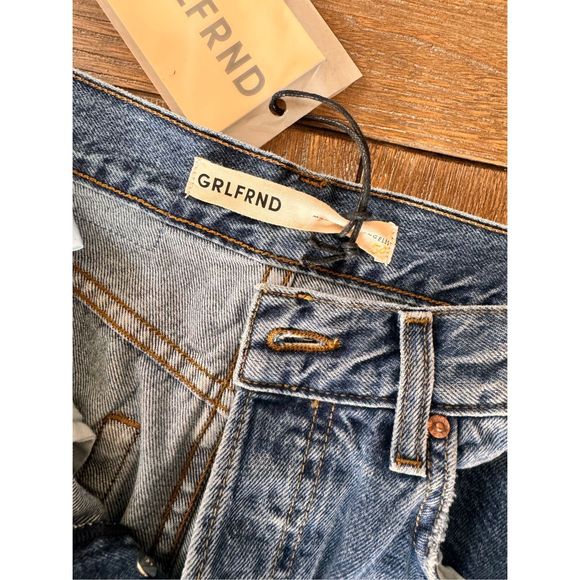 GRLFRND NWT Bella Low Rise Boyfriend in Balboa Park Women’s Size 23 - Picture 7 of 12